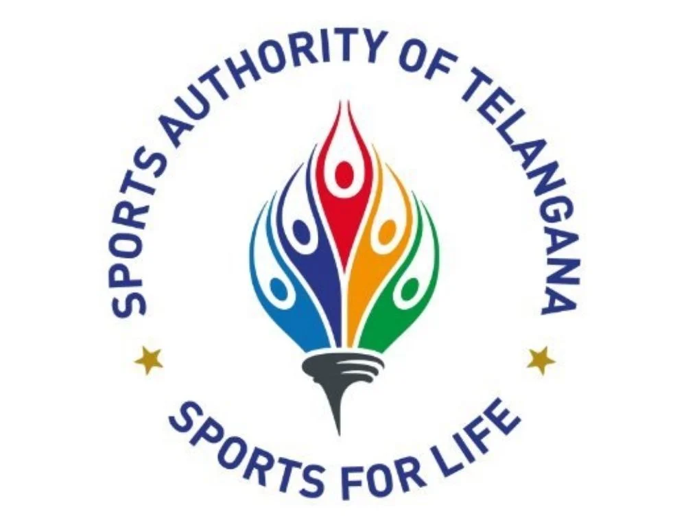 Sports Authority of Telangana logo associated with FourRise Premier League cricket events in Telangana