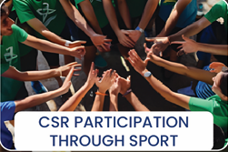 CSR participation through cricket supported by FourRise Premier League in Telangana